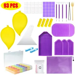 Stitch 5D DIY Diamond Painting Tools And Accessories Kits Storage Box Tray Storage Bag Point Drill Pen Stickers Corrector Tweezers