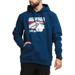 Designer de moletom de Patagoni Designer de qualidade Original Capuzes de moletons molhos de montanha nevada Carteira de Montanha Impressa Capuz Casual Versátil da moda