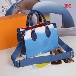 Tasarımcı çantası 2024 çanta, şerit ve eşarp ile çapraz omuz çantası