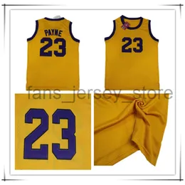 MENS MANS 23 MARTIN PAYNE JERSEY MARTIN برنامج تلفزيوني الفيلم في قمصان كرة السلة TEAM MIX Yellow Mix Size S-XXL