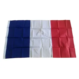 Acessórios bordados costurados bandeira da frança bandeira nacional francesa bandeira do país do mundo tecido oxford nylon 3x5ft