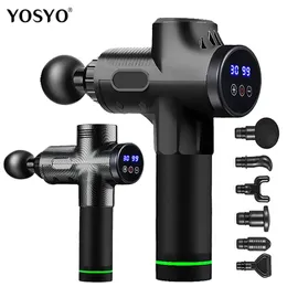 Fascial Massage Gun Electric Percussion Pistol Massager For Body Neck Back Deep Tissue Muscle RelaxationFitness 240309