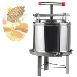 Prensa de frutas em aço inoxidável, prensa de mel, apicultura, máquina prensa de mel sólido