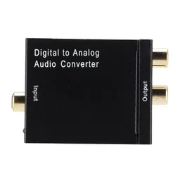 Dijitalden Analog Ses Dönüştürücüsü Dijital Optik CoaxcoaxialTosLink Analog RCA L/R Ses Dönüştürücü Adaptör Amplifikatörü