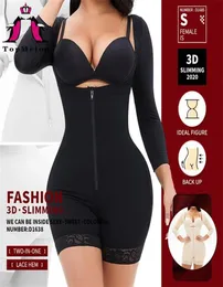 Corpo inteiro shaper mulher busto aberto bodysuit cintura trainer controle de barriga meados da coxa trimmer shapewear fajas bainha cinto redutor2347199091