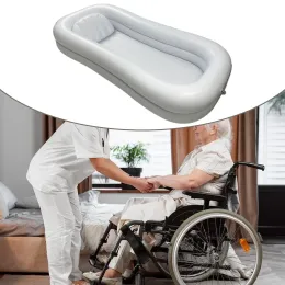 Bathtubs Inflatable Bathtub Comfortable Bath in Bed for Handicapped Elderly Disabled