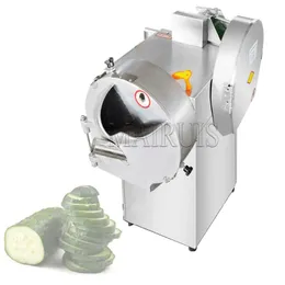 Elektriskt dubbelt huvud bulbous vegetabilisk skivare skärmaskin för persilja okra gurka blad vegetabilisk skärmaskin