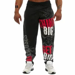 77city Killer Pantaloni da corsa casual da uomo Pantaloni larghi Cott Pantaloni sportivi morbidi Pantaloni Harem maschili Pantaloni sportivi Elasticità Pantaloni M-3XL P26o #