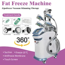 Portable Slim Equipment 2024 9 Treatment Handles 360 Degree Fullbody Cryo Laser Cavitation R-F Fat Removal Slimming Machine