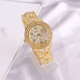 Высококачественные роскошные мужские часы Weam Женщины Женевская стальная группа Diamond Set Eyes Fashion Alloy Wames Watches FU1G
