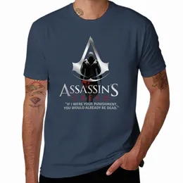 Yeni Suikastçılar -Formalı Customizati-Fan Art T-Shirt Kısa T-Shirt Siyah Tişörtler T-Shirt Erkekler A8IS#