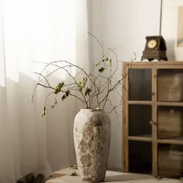 Vasen Design Keramik Nordic Terrakotta Vase Ästhetisches chinesisches Porzellan Dekoration Salon Luxe Büro