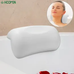 Stitch Soft Bathtub Headrost Nonslip Spa Bath Pillow With Sug Cups Lätt att rengöra vattentäta Bekväma badrumstillbehör