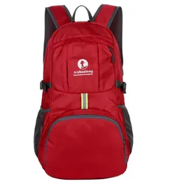 2024 Ny vikbar ryggsäck för män och kvinnor utomhus sport ultralätt rese väska vattentät förvaring gåva bergsklättring ryggsäck