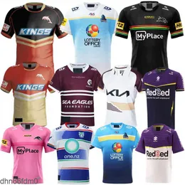 2024 Penrith Panthers Rugby Jerseys Gold Coast 24 Titans Dolphins Sea Eagles STORM Brisbane home away shirts Size S-5XL 1S5W