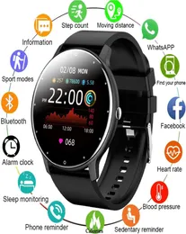 Novo relógio inteligente Homem Mulher Bluetooth Pulseira Coração Freqüência Cardíaca Pressão Esportiva Tracker de Fitness Assista IP67 Smartwatch Smart à prova d'água para 6389011