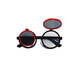 الاتجاه الوجه Frame Sunglasses Kids Boys Girls Outdoor UV400 Cartoon Sunshade Eyewear Baby Summer Beach Sun Glasses Party Favor