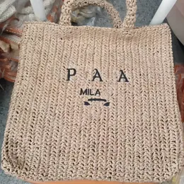 puste na drutach zakupowe torebki luksusowa torba plażowa Duża tkana torby na plażę dzianiny Kobieta luksusowe torebki marka wakacyjne wakacje torby dhgate
