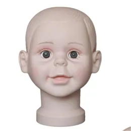 Hårverktyg Högkvalitativ Kid Mannequin Head Hat Display Wig Training Drop Delivery Products Tillbehör DH3SN