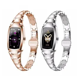 2021 H8 Pro Smart Watch Fashion Lovely Wristbands Women039s Watches Heart Reating Call Reminder SmartWatch Blueto7943763