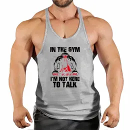 Stringer Gym Top Men Men's Singlets Top for Fitn Vests Gym Shirt Man Sloyvel Swestshirt Thirts Thirts Man Clothing D3nt#