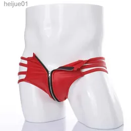 Slip Mutandine Uomo intimo sexy cerniera aperta perizoma BDSM cintura di sicurezza uomo BDSM abbigliamento effeminato vita bassa linea sottile biancheria intima uomo omosessualità C24325