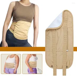 Suporte de cintura 1 pc pacote de óleo de mamona compressão envoltório auto condicionado ajuda melhoria suprimentos para digestão de movimentos intestinais