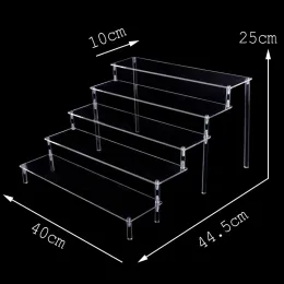 Racks Stand per display acrilico Ransparent Scaffale fatta a mano Figura giocattolo Auto Modello Besa Blind Box Spegno Modello