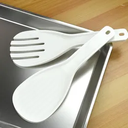 Skedar stora rissked plastmåltid non stick kök prylar handrulle spade leveranser förtjockad gaffel