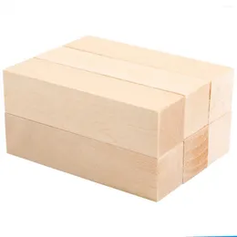 6pcs Basswood Rzeźbianie bloków dla drewna dla początkujących hobby Zestaw DIY