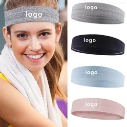 Active Shirts Yoga Hairband Absorbing And Sweat-conducting Silicone Non Slip Sweat Hair Ties Fitness Running Outdoor Sports Black