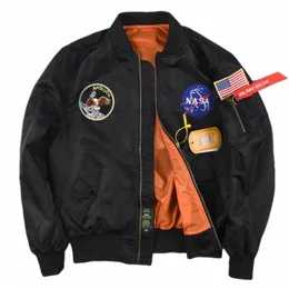 new Alpha Martin Men Bomber Jacket Apollo Commemorative Editi Men's Spring and Autumn Military Tactical Jacket Baseball Coat 15Lo#