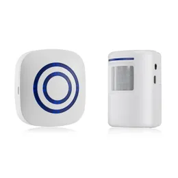 Car Air Freshener Den trådlösa uppfarten Alert Home Security Alarm Besökar Door Bell Chime med 1 plug-in-mottagare och PIR Motion Drop Ottxl