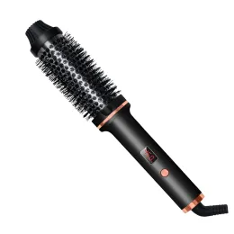 Curling Irons Mini Iron Brush For Short Long Hair Barrel Tourmaline Ceramic With Antiscald 230828 Drop Delivery Products Care Styling Dheqw