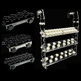 Peças Reefing Art Aquarium Super Clear Acrílico Magnético Coral Frag Plugs Rack Titular Tanque de Peixes para 15 20mm Espessura de Vidro