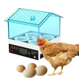 Zubehör 4pcs Funktion halb automatisch Eierruterei intelligente Mini -Enten Inkubator LED Geflügel Hühnchen Bird Hatcher Werkzeug Home Maschine