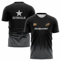 2023 badmint padel tênis esportes t camisa masculina camiseta roupas novo verão masculino suor absorvente fitn curto camiseta 685o #