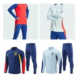 2024 2025 Spanischer Sportswear -Fußball Pedri Ferran Morata A.iniesta Pedri Espana Camiseta 24 25 Training Anzug Sergio Männer Kinder Tracksuit Jacke Überlieferung