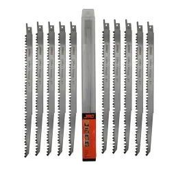 Części 10pcs/zestaw S1531L 240 mm Tarcocating Saw Blores do obróbki szablowej łopatki do metalowego drewna szybkie cięcie 18x1,5 mm WXT