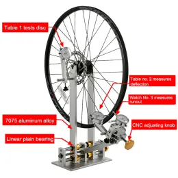 Schroevendraaiers Professional MTB Road Bike Wheel Reparationsverktyg Cykelhjul Truning Stand RIMS Korrigeringsstativ Cykelkalibreringsstativ