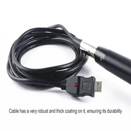 USB till XLR-mikrofonkabel med inbyggt ljudkort och 3 meter koppartråd för inspelning av hög kvalitet