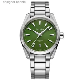 Armbandsur Phylida Ny Green Dial Aqua 150m Automatisk sfärisk kristall NH35A Wrist 100WR MENS SUBMERSIBLEC24325