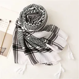 Саронги Уникальный зимний шарф Шарф с геометрическим принтом Сладкий молодежный шарф в стиле панк, сохраняющий тепло 24325