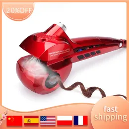 Irons Automatic Hair Steam Curler Ceramic Iron Rotating Styling Steamer Spray Curl Spiral Machine Tool with LCD Digital Display