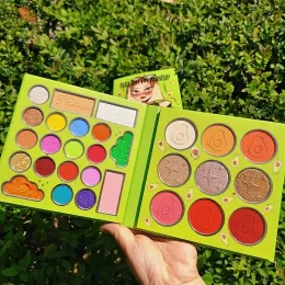 Shadow 29 Farben Cartoon Mädchen Muster Lidschatten Platte Schimmer Matt schimmerndes Pulver Fortsetzungen Make-up Lidschatten Palette Schönheit glasiert