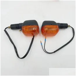 Accessori per illuminazione moto Qs110-A/C Indicatore di direzione anteriore e posteriore Luci di segnalazione sinistra destra Consegna di goccia Automobili Motociclette Par Otcqf