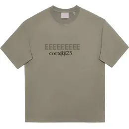 قميص Essentialshorts Designer Mens ess قميص غير رسمي قصير الأكمام FG Tees 1977 قميص Luxurys رسالة Stereo طباعة Tshirt Men Summer Sports Two Set 9409
