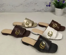 Sandalen Hausschuhe 2024 Modetrend Flache, klobige Flip-Flops, quadratischer Kopf, hohes Erscheinungsbild, niedriger Absatz, Hausschuhe, Desinger-Hausschuhe, Slide Damen 35-43 mit Box