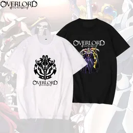 Den odöda anime perifera T-shirt Overlord King of Bones Anime Löst mångsidig kortärmad topp sommar