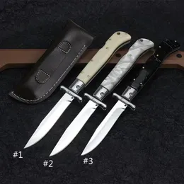 6 model 11 '' inç stiletto mafya otomatik bıçak 440c bıçak akrilik kollar taktik cep bıçakları EDC araçları